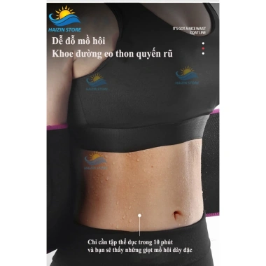 Đai Cuốn Nóng HAIZIN Cao Cấp - Đốt Cháy Mỡ Bụng, Hỗ Trợ Gym Yoga, Giá Ưu Đãi 289k
