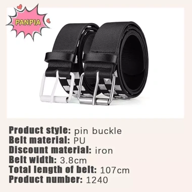 Đai da ca rô đinh tán 107cm Nam Nữ Hip hop Punk thời trang - Giá chỉ 69.740₫ 4