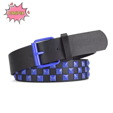 Đai da ca rô đinh tán 107cm Nam Nữ Hip hop Punk thời trang - Giá chỉ 69.740₫ 12