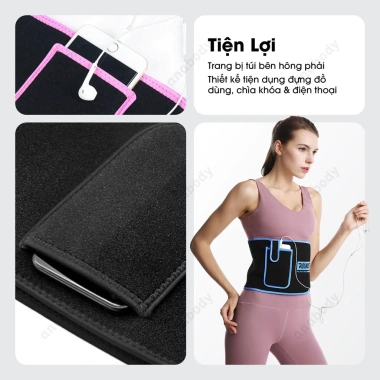 Đai Dán Định Hình Vòng Eo Nữ Aolikes HY-7.980B - Hỗ Trợ Gym Yoga, Giá 139k
