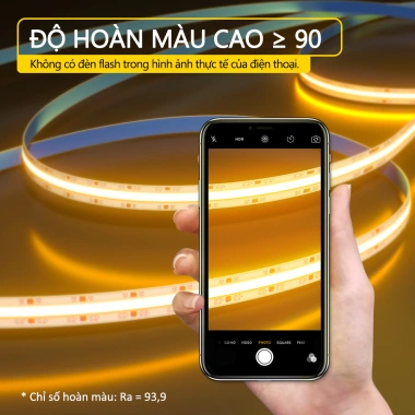 Dải đèn LED COB 24V DC 3.000K-6.000K – Chiếu sáng nội thất, cầu thang, tủ, giảm còn 55.000đ 2