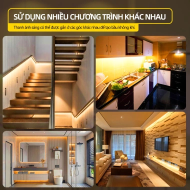 Dải đèn LED COB 24V DC 3.000K-6.000K – Chiếu sáng nội thất, cầu thang, tủ, giảm còn 55.000đ 6