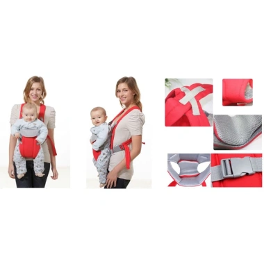 Đai điệu bé 4 tư thế chắc chắn, êm dịu, hỗ trợ thoải mái - Giá chỉ 89.000₫ 4