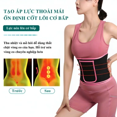 Đai Định Hình Giảm Eo GoodLife Care - Nịt Bụng Co Giãn, Thoáng Khí, Hỗ Trợ Tập Luyện, Khóa Dán Đẹp, Giá 55.000 VND