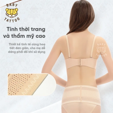Đai Định Hình Khung Xương Chậu BABY TATTOO Co Dãn, Tiện Lợi, Thoáng Khí Cho Mẹ Bầu 5