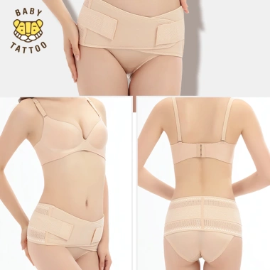 Đai Định Hình Khung Xương Chậu BABY TATTOO Co Dãn, Tiện Lợi, Thoáng Khí Cho Mẹ Bầu 6
