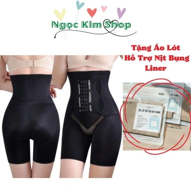 Đai Định Hình Siết Eo Dạng Quần Đùi - Vóc Dáng Thon Gọn, Chống Cuộn Tiện Lợi, Tặng Áo Lót Hỗ Trợ Nịt Bụng Liner - 174k