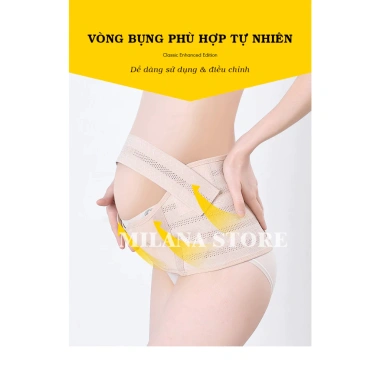 Đai Đỡ Bụng Bầu B3 - Nịt Nâng Bụng Giảm Áp Lực, Đau Lưng, Ngừa Rạn Bụng, Size To Nhỏ, Trước & Sau Sinh 6