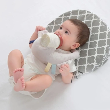 Đai Đựng Đồ Ăn Di Động Cho Trẻ Mới Bước Đầu: Chai Gối Hỗ Trợ, Tự Ăn, Đệm Êm - 303k 7