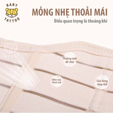 Đai Gen Nịt Bụng Baby Tattoo - Định Hình Vòng Eo Sau Sinh, Giảm Cân Nhanh, Giá 300.000đ 7