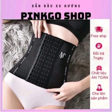 Đai Gen Nịt Bụng Chống Cuộn 6 Nấc Cài Giảm Mỡ Sau Sinh – Định Hình Eo Chữ M+ Giá 59.900 - Pinkgo Shop