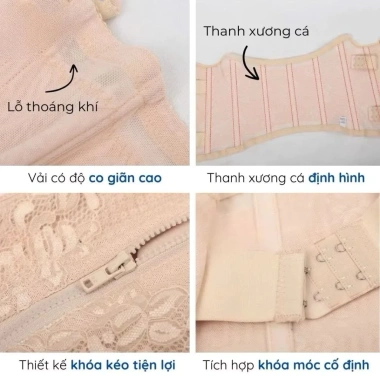 Đai Gen Nịt Bụng Định Hình Siết Eo Thon Gon, Ren Lưới Kéo Khoá Tiện Lợi - Giá 139.000đ 8 Đai Gen Nịt Bụng Định Hình Siết Eo Thon Gon, Ren Lưới Kéo Khoá Tiện Lợi - Giá 139.000đ 8