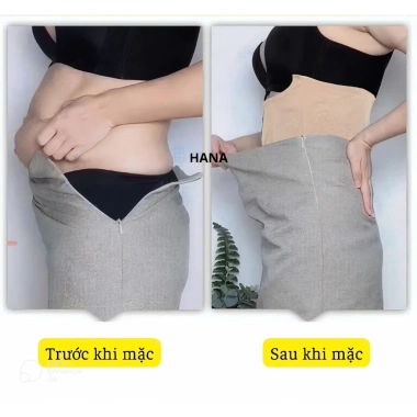 Đai Gen Nịt Bụng Kéo Khóa Hana Fit - Định Hình Vòng Eo, Giảm Eo Sau Sinh, Tặng Thước Dây, 229.000 VND 2