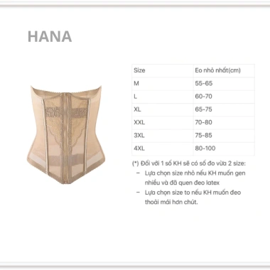 Đai Gen Nịt Bụng Kéo Khóa Hana Fit - Định Hình Vòng Eo, Giảm Eo Sau Sinh, Tặng Thước Dây, 229.000 VND 9
