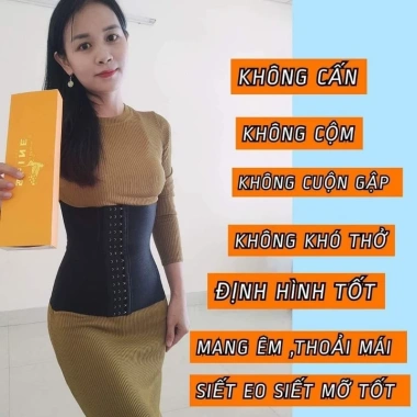 Đai Gen Nịt Bụng Latex Sline 4 Xương 24cm - 8 Xương 28cm, Siết EO & Mỡ, Giá 60,000đ 2