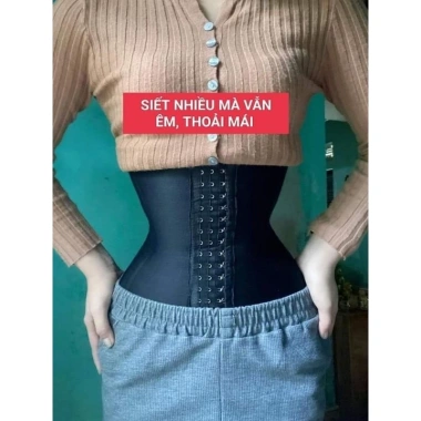 Đai Gen Nịt Bụng Latex Sline 4 Xương 24cm - 8 Xương 28cm, Siết EO & Mỡ, Giá 60,000đ 3