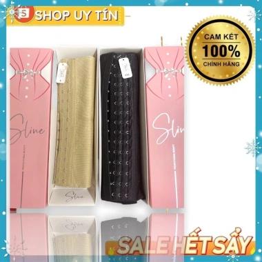 Đai gen nịt bụng latex Sline hồng - Giảm mỡ, chống cuộn, tạo hốc eo không đau, 209.000đ