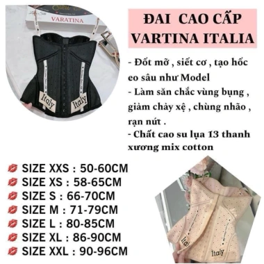 Đai Gen Nịt Bụng Varatina Italy - Siết Eo Giảm Mỡ Lưng, Giá 1.12tr (Giảm 20%) 4