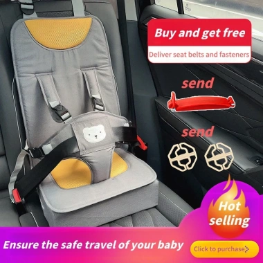 Đai ghế an toàn đệm nâng cho trẻ 9 tháng 6 tuổi, tháo rời dễ vệ sinh - 70.500 VND 2