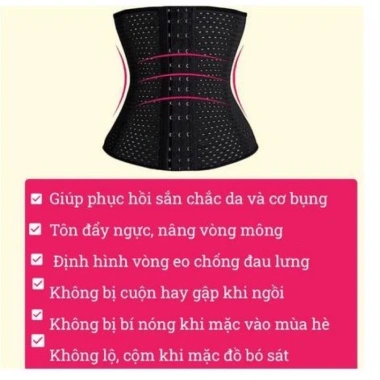 Đai ghen nịt bụng thông hơi 3 nấc chống cuộn, chỉnh to nhỏ - Giá chỉ 50.000₫ 5 Đai ghen nịt bụng thông hơi 3 nấc chống cuộn, chỉnh to nhỏ - Giá chỉ 50.000₫ 5