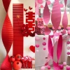 Dải giấy gấp nếp 3-4m, dải giấy gợn sóng, dây treo bướm trang trí Tết, cưới, Trung Thu - Giá chỉ 22.000đ