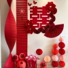Dải giấy gấp nếp 3-4m, dải giấy gợn sóng, dây treo bướm trang trí Tết, cưới, Trung Thu - Giá chỉ 22.000đ 3