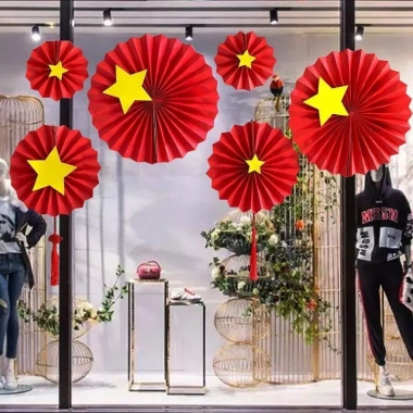 Dải giấy xếp dài xoắn gợn sóng - Đèn lồng Song Hỷ trang trí Tết 2.026, cưới hỏi, studio, quán cà phê - Giá chỉ 24.000₫