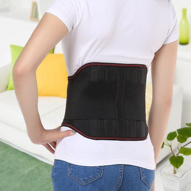 Đai hỗ trợ eo Marlin - tấm thép cố định, tự làm nóng, thoáng khí, giảm đau lưng - 211k
