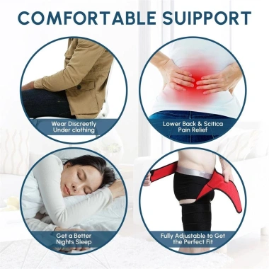 Đai hỗ trợ hông LILYES - An toàn, điều chỉnh thắt lưng, giảm đau sciatica, groin legwarmers 8