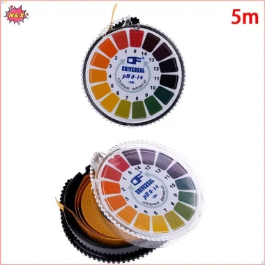 Dải kiểm tra pH N & X 1Roll 5m - Giấy litmus axit kiềm phòng thí nghiệm, giảm 20% 3