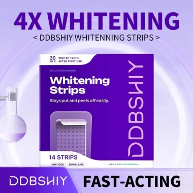Dải làm trắng răng an toàn men tím 14 miếng Trắng trong 30p Peel Off Thế hệ 2 Giá ưu đãi 204.355₫