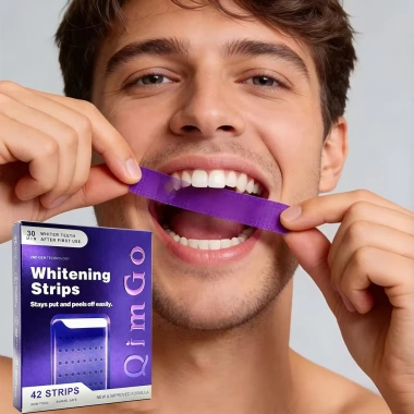 Dải làm trắng răng màu tím - Loại bỏ vết vàng trong 30 phút, an toàn cho men, giảm giá 20%