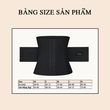 Đai LATEX Định Hình Cơ Thể 2 Lớp Gen Nịt Bụng Giảm Eo LT001 - Siêu Thon Gọn, Giảm Cân Nhanh, Giá Ưu Đãi 247.000 2