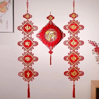 Dải liễng câu đối đỏ 113x24cm Tết 2.025 - Tài lộc, may mắn, kèm đèn LED, chỉ 17.000₫ 5 Dải liễng câu đối đỏ 113x24cm Tết 2.025 - Tài lộc, may mắn, kèm đèn LED, chỉ 17.000₫ 5