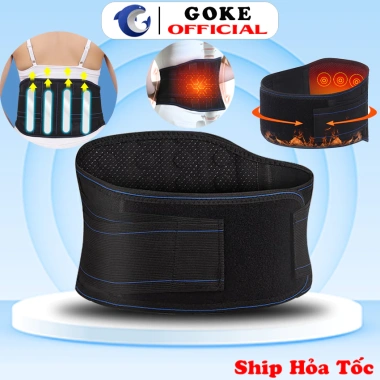 Đai lưng nóng GOKE giảm đau lưng, cột sống thoát vị, tăng lưu thông máu - Giá 189.000₫