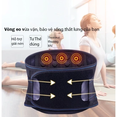Đai lưng nóng GOKE giảm đau lưng, cột sống thoát vị, tăng lưu thông máu - Giá 189.000₫ 5 Đai lưng nóng GOKE giảm đau lưng, cột sống thoát vị, tăng lưu thông máu - Giá 189.000₫ 5