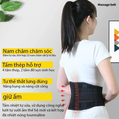 Đai lưng nóng GOKE giảm đau lưng, cột sống thoát vị, tăng lưu thông máu - Giá 189.000₫ 6 Đai lưng nóng GOKE giảm đau lưng, cột sống thoát vị, tăng lưu thông máu - Giá 189.000₫ 6