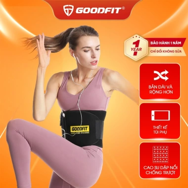 Đai lưng tập gym GoodFit GF724WS – Đai quấn nóng giảm mỡ bụng, giá chỉ 159.000₫