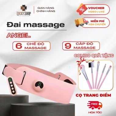 Đai Massage Bụng Angel Vibro Giảm Mỡ, Giảm Cân, Săn Chắc Vòng Eo - Giá Ưu Đãi 369k