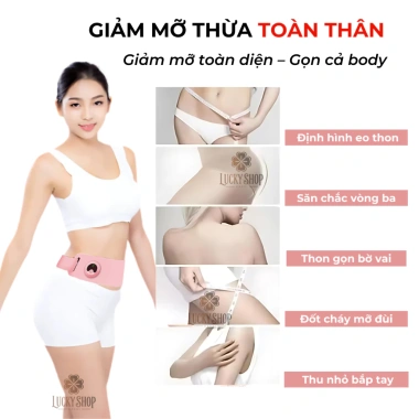 Đai Massage Bụng Angel Vibro Giảm Mỡ, Giảm Cân, Săn Chắc Vòng Eo - Giá Ưu Đãi 369k 3