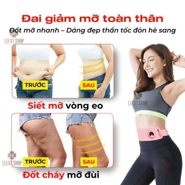 Đai Massage Bụng Angel Vibro Giảm Mỡ, Giảm Cân, Săn Chắc Vòng Eo - Giá Ưu Đãi 369k 4