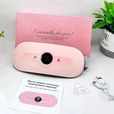 Đai Massage Chườm Nóng Giảm Đau Bụng Kinh KAW 6 Chế Độ LED Sạc Dây Giá 303.050₫
