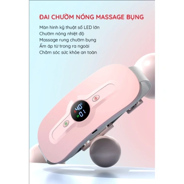 Đai Massage Chườm Nóng KAW - Làm Ấm Bụng, Giảm Đau Kinh Đáo, Nhiều Chế Độ, Quà Tặng Yêu Thương, Giá 340.000 VND 2 Đai Massage Chườm Nóng KAW - Làm Ấm Bụng, Giảm Đau Kinh Đáo, Nhiều Chế Độ, Quà Tặng Yêu Thương, Giá 340.000 VND 2