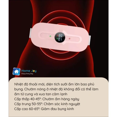 Đai Massage Chườm Nóng KAW - Làm Ấm Bụng, Giảm Đau Kinh Đáo, Nhiều Chế Độ, Quà Tặng Yêu Thương, Giá 340.000 VND