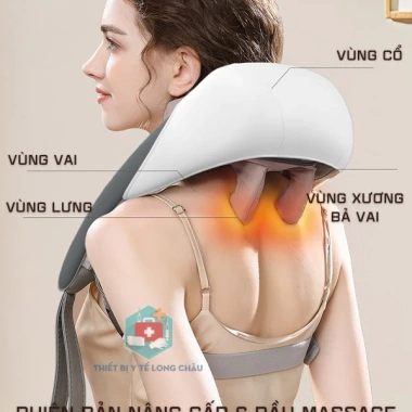 Đai Massage Cổ Vai Gáy AS-30 – Chườm Nóng, Đấm Bóp Mới, Nhiều Chế Độ, Giá 925k 2 Đai Massage Cổ Vai Gáy AS-30 – Chườm Nóng, Đấm Bóp Mới, Nhiều Chế Độ, Giá 925k 2