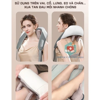 Đai Massage Cổ Vai Gáy AS-30 – Chườm Nóng, Đấm Bóp Mới, Nhiều Chế Độ, Giá 925k