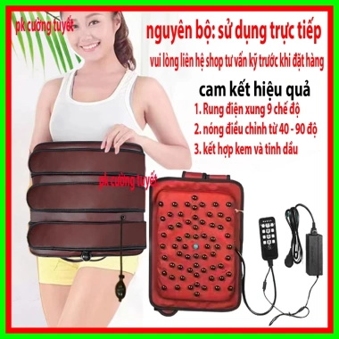 Đai massage điện Nhiệt Hóa Lỏng Mỡ - Máy giảm mỡ cá nhân nóng & rung, chỉ 165k