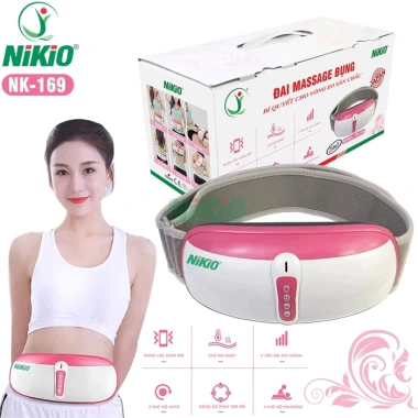 Đai Massage Giảm Mỡ Bụng Nikio NK-169AC 3in1 Rung Lắc Xoay 360 độ Nhiệt Đèn Hồng Ngoại 2.195.000₫ 3