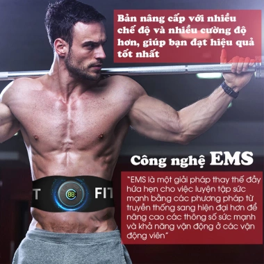 Đai massage giảm mỡ bụng thông minh 10 chế độ, 39 cấp độ, bảo hành 1 năm, giá chỉ 229k