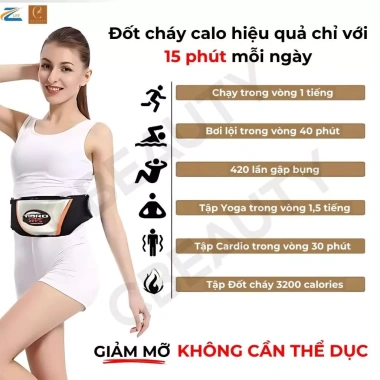 Đai Massage Giảm Mỡ Bụng Vibro – Đai Quấn Nóng Cao Cấp, Rung Nóng Toàn Thân – Giá chỉ 379.000 VND (giá gốc 481.330 VND) 4
